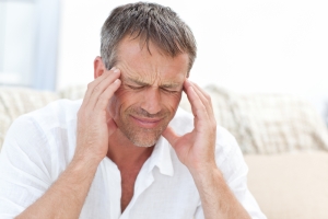 De slopende werking van stress-hoofdpijn-orange monday